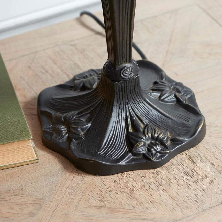 Endon 64085 - Bordlampe Tiffany DRAGONFLY 2xE27/60W/230V Ø 41 cm