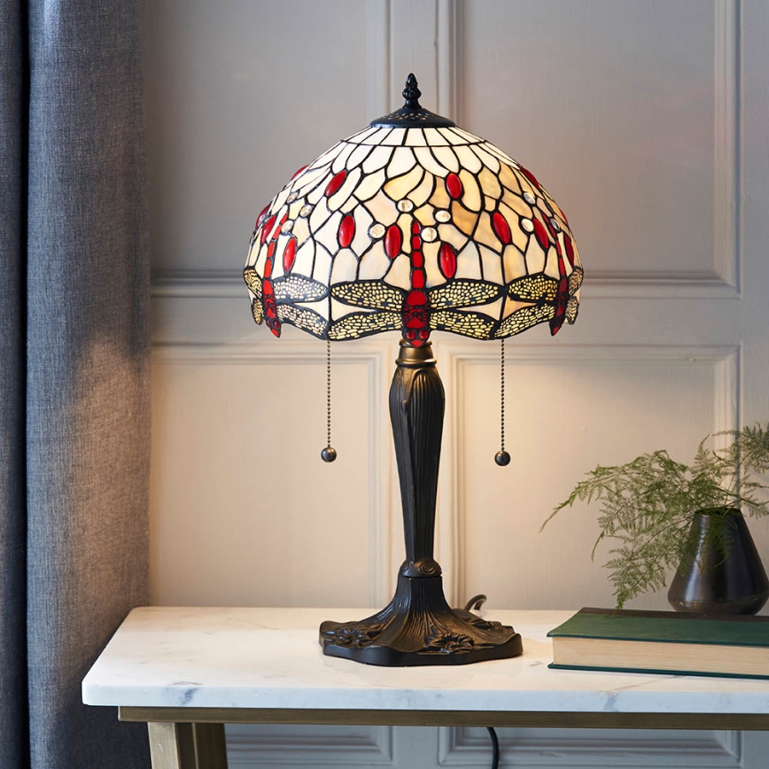 Endon 64086 - Bordlampe GULDSMED 2xE27/60W/230V diameter 30 cm