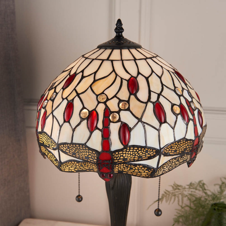 Endon 64086 - Bordlampe GULDSMED 2xE27/60W/230V diameter 30 cm