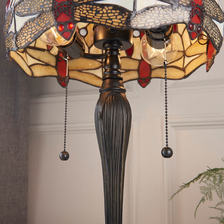 Endon 64086 - Bordlampe GULDSMED 2xE27/60W/230V diameter 30 cm