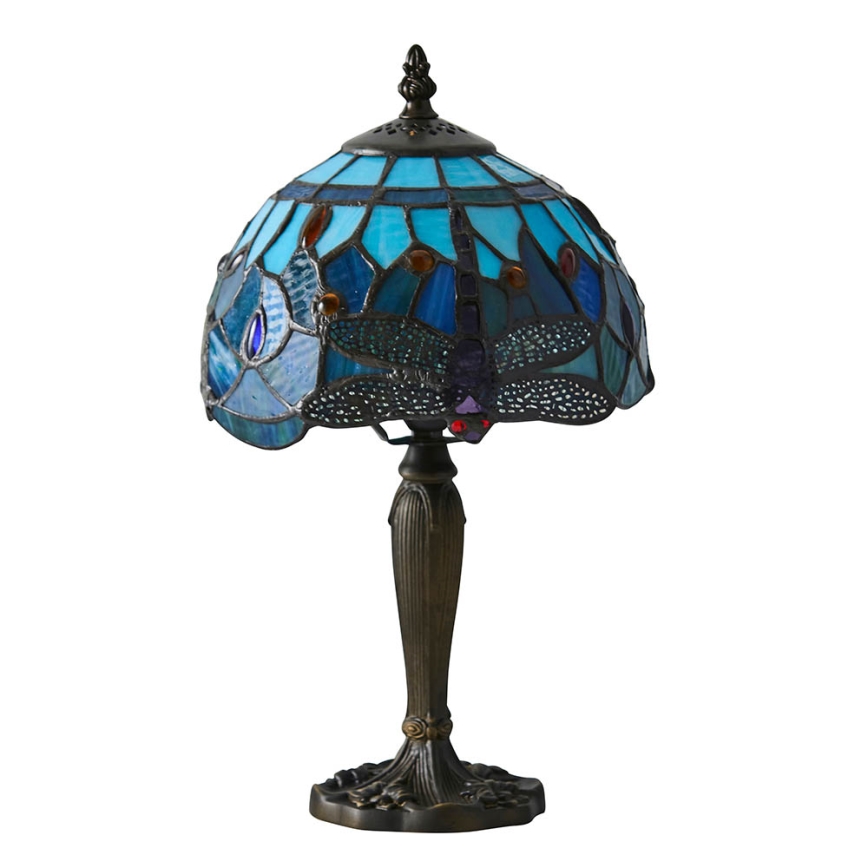 Endon 64088 - Bordlampe Tiffany DRAGONFLY 1xE14/7W/230V Ø 20 cm