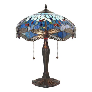 Endon 64089 - Bordlampe GULDSMED 2xE27/60W/230V diameter 41 cm