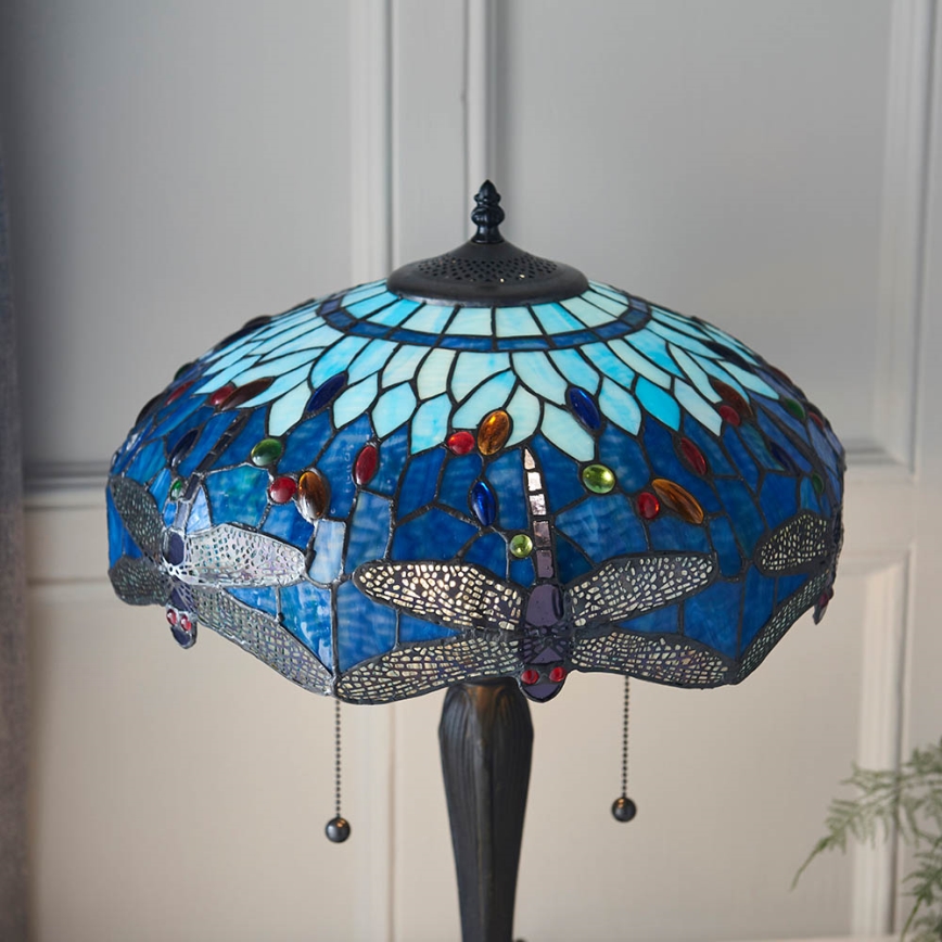 Endon 64089 - Bordlampe GULDSMED 2xE27/60W/230V diameter 41 cm