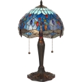 Endon 64090 - Bordlampe DRAGONFLY 2xE27/60W/230V Ø 30 cm
