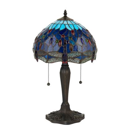 Endon 64090 - Bordlampe DRAGONFLY 2xE27/60W/230V Ø 30 cm
