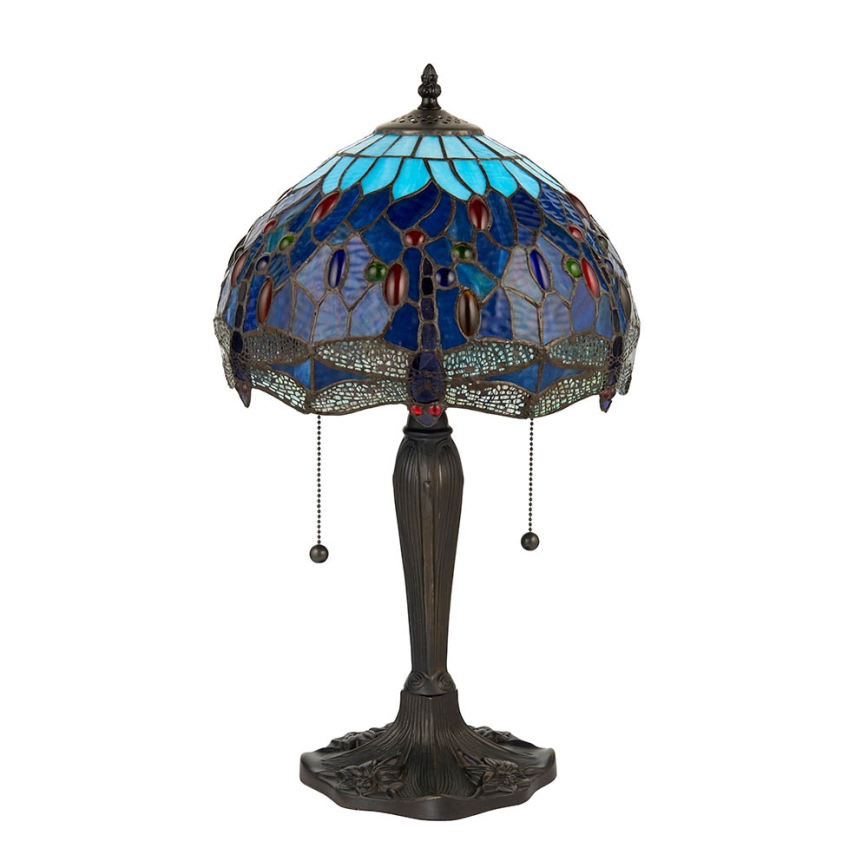 Endon 64090 - Bordlampe DRAGONFLY 2xE27/60W/230V Ø 30 cm