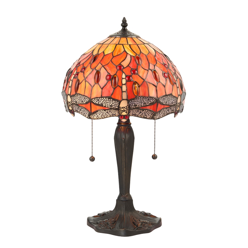 Endon 64092 - Bordlampe DRAGONFLY 2xE27/60W/230V Ø 30 cm