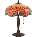 Endon 64093 - Bordlampe DRAGONFLY 2xE27/60W/230V Ø 41 cm