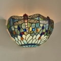 Endon 64102 - Væglampe Tiffany DRAGONFLY 1xE14/40W/230V