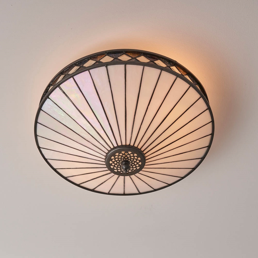 Endon 64145 - Loftlampe FARGO 2xE27/60W/230V diameter 41,5 cm