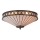 Endon 64145 - Tiffany FARGO loftlampe 2xE27/60W/230V Ø 41,5 cm