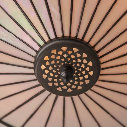 Endon 64145 - Tiffany FARGO loftlampe 2xE27/60W/230V Ø 41,5 cm