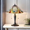 Endon 64163 - Bordlampe Tiffany HECTOR 2xE27/60W/230V Ø 40 cm