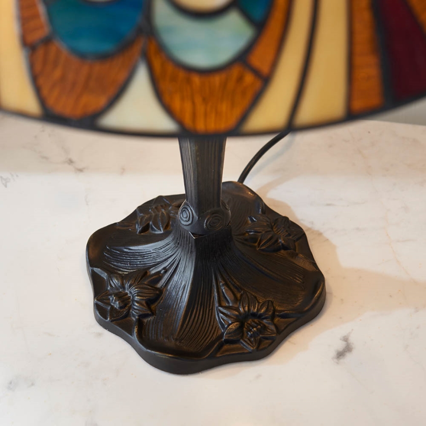 Endon 64163 - Hektor bordlampe 2xE27/60W/230V Ø 40 cm