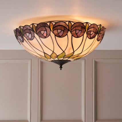 Endon 64173 - Loftlampe HUTCHINSON 2xE27/60W/230V diameter 50 cm