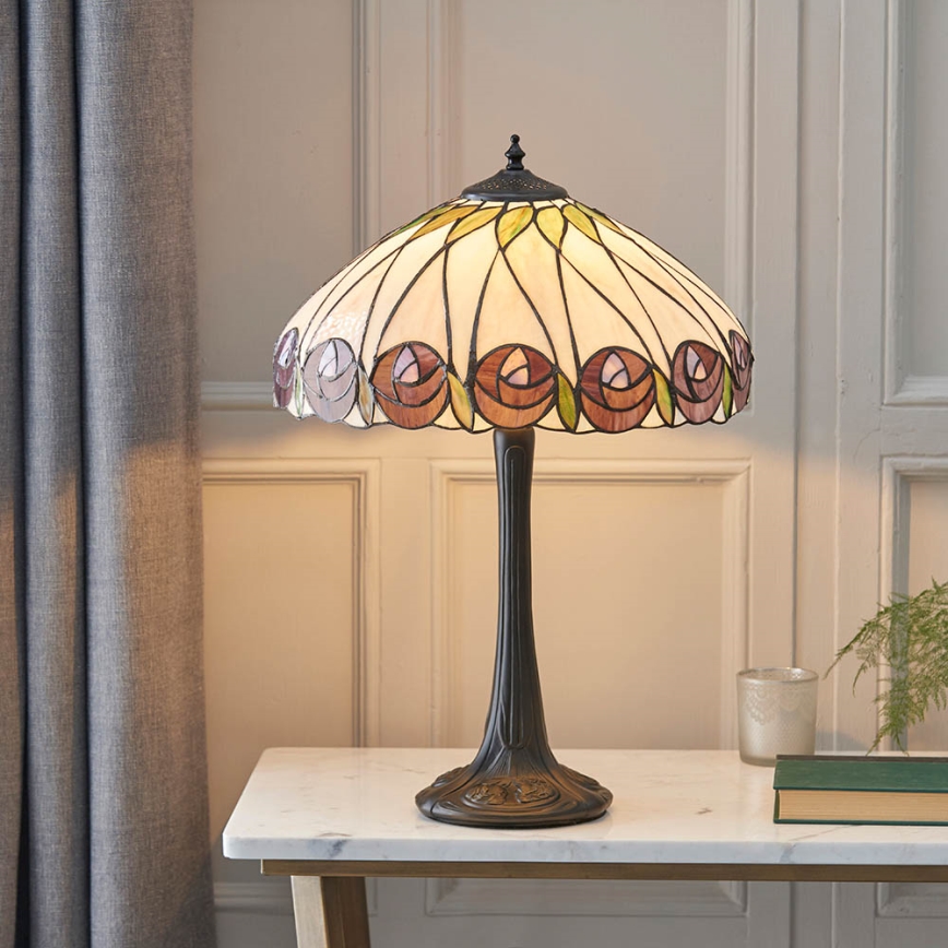 Endon 64177 - Bordlampe HUTCHINSON 1xE27/60W/230V diameter 40 cm