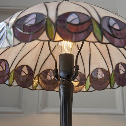 Endon 64177 - Bordlampe HUTCHINSON 1xE27/60W/230V diameter 40 cm