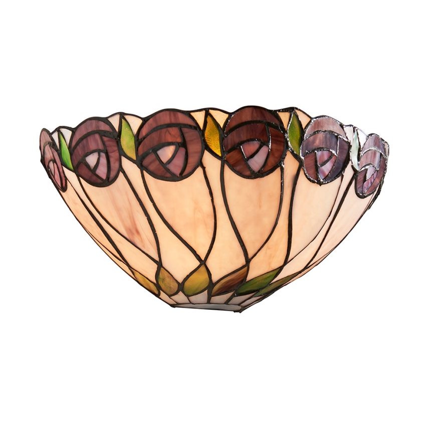 Endon 64178 - Tiffany-væglampe HUTCHINSON 1xE14/40W/230V