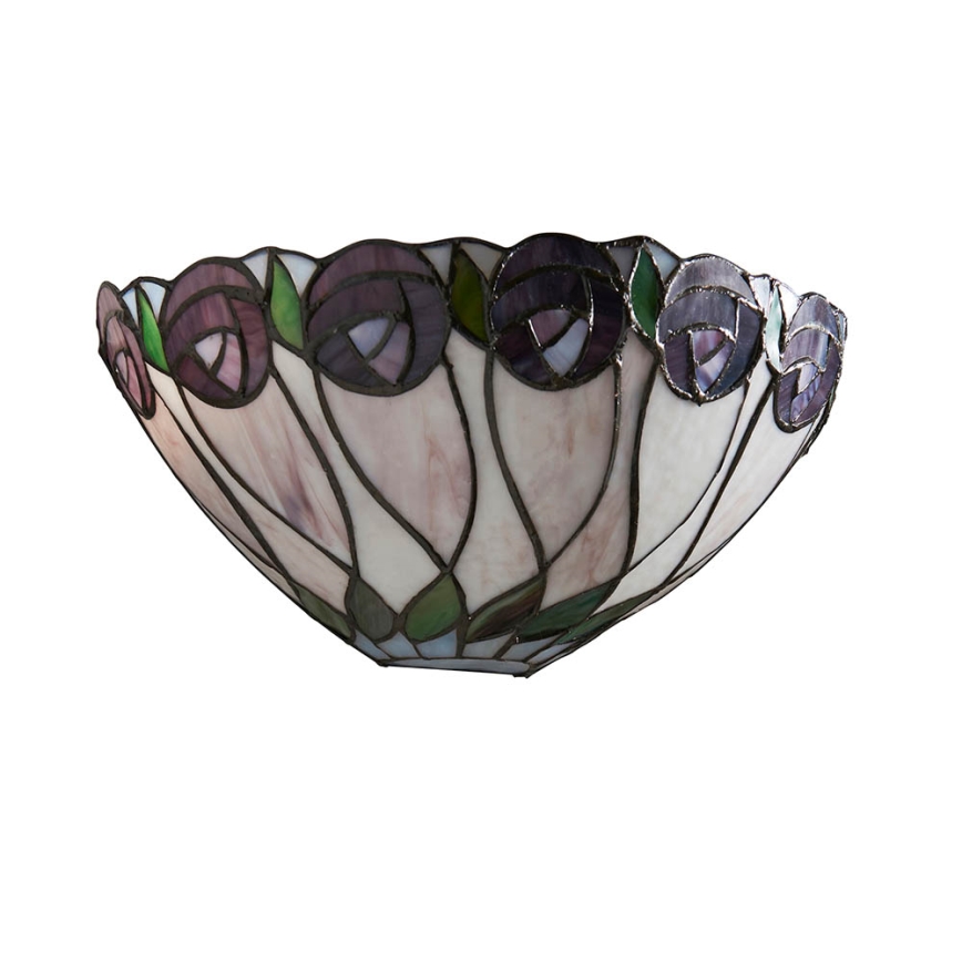 Endon 64178 - Tiffany-væglampe HUTCHINSON 1xE14/40W/230V