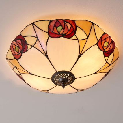 Endon 64182 - Loftlampe INGRAM 2xE27/60W/230V diameter 45 cm