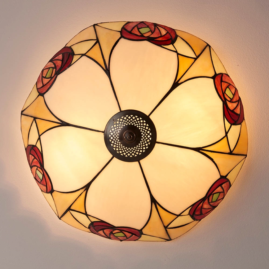 Endon 64182 - Loftlampe INGRAM 2xE27/60W/230V diameter 45 cm