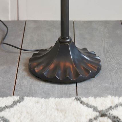 Endon 64192 - Tiffany-gulvlampe JAMELIA 2xE27/60W/230V Ø 50 cm