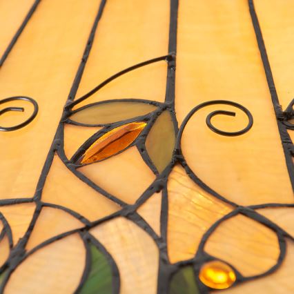 Endon 64194 - Kædeophængt Tiffany-lysekrone JAMELIA 3xE27/60W/230V Ø 50 cm