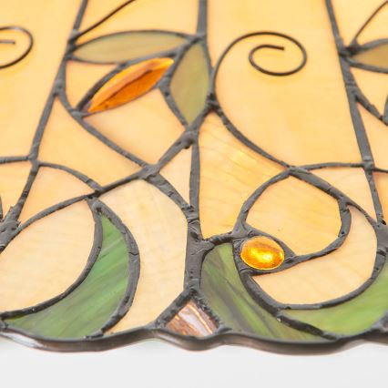 Endon 64194 - Kædeophængt Tiffany-lysekrone JAMELIA 3xE27/60W/230V Ø 50 cm