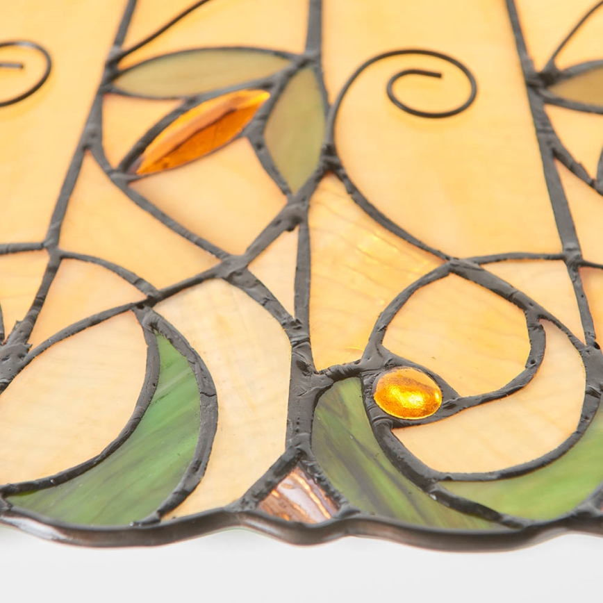 Endon 64194 - Kædeophængt Tiffany-lysekrone JAMELIA 3xE27/60W/230V Ø 50 cm