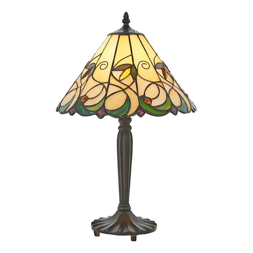 Endon 64195 - Bordlampe JAMELIA 1xE27/60W/230V Ø 31 cm