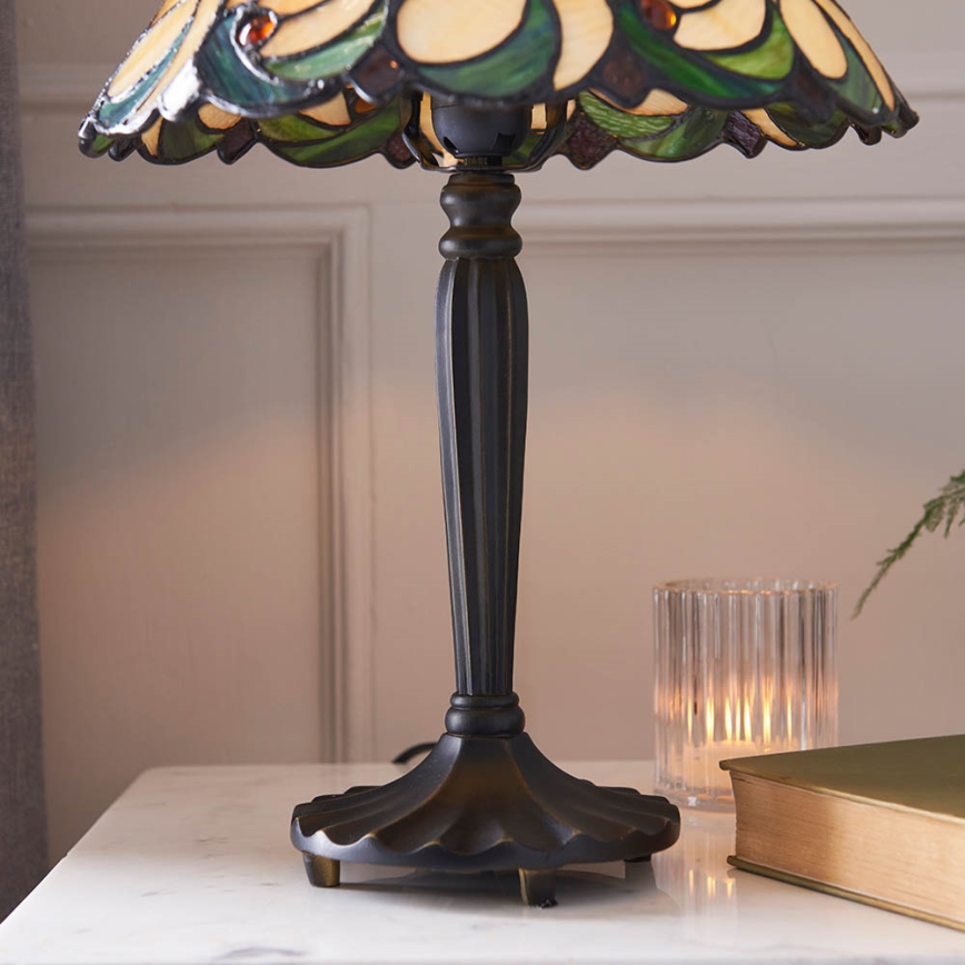 Endon 64195 - Bordlampe JAMELIA 1xE27/60W/230V Ø 31 cm
