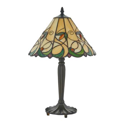 Endon 64195 - Bordlampe JAMELIA 1xE27/60W/230V Ø 31 cm