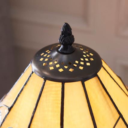 Endon 64195 - Bordlampe Tiffany JAMELIA 1xE27/60W/230V Ø 31 cm