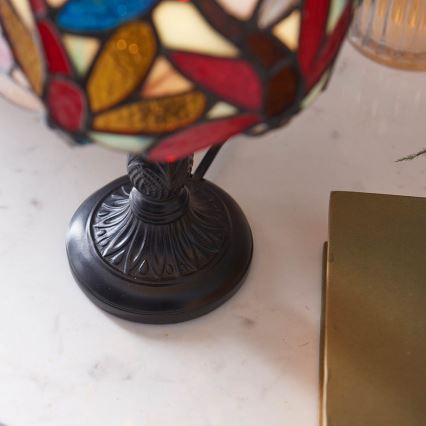 Endon 64246 - Bordlampe Tiffany LORETTE 1xE14/40W/230V Ø 15 cm