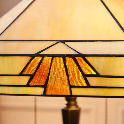 Endon 64286 - Bordlampe NEVADA 2xE27/60W/230V diameter 40 cm