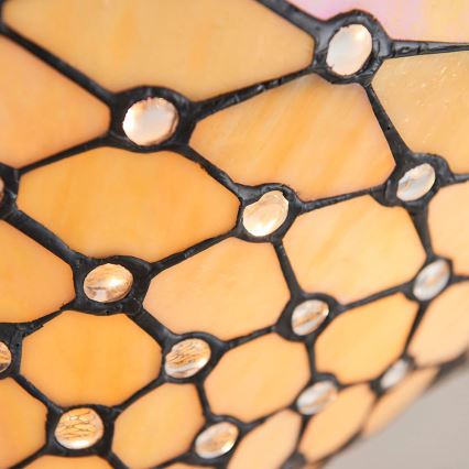 Endon 64300 - Overflademonteret Tiffany-loftlampe PEARL 3xE27/60W/230V Ø 37 cm