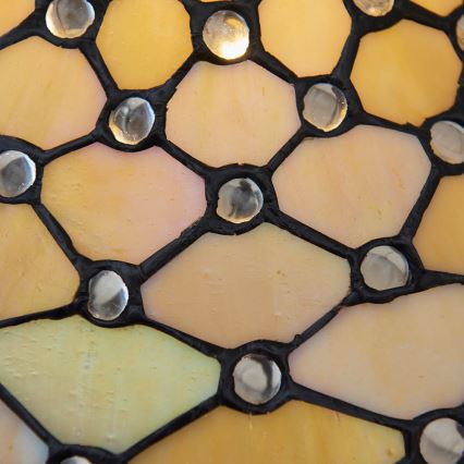 Endon 64301 - Bordlampe Tiffany PEARL 1xE27/60W/230V Ø 37 cm