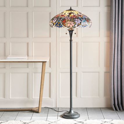 Endon 64323 - Gulvlampe SULLIVAN 2xE27/60W/230V Ø 56 cm
