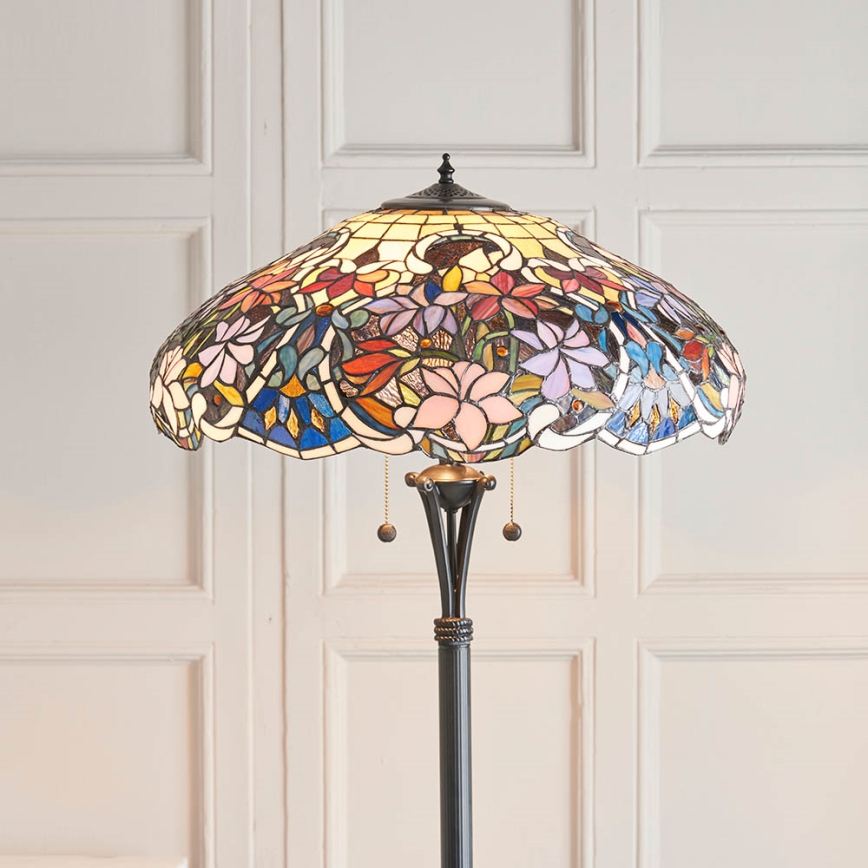 Endon 64323 - Gulvlampe SULLIVAN 2xE27/60W/230V Ø 56 cm