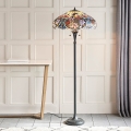 Endon 64323 - Tiffany gulvlampe SULLIVAN 2xE27/60W/230V Ø 56 cm