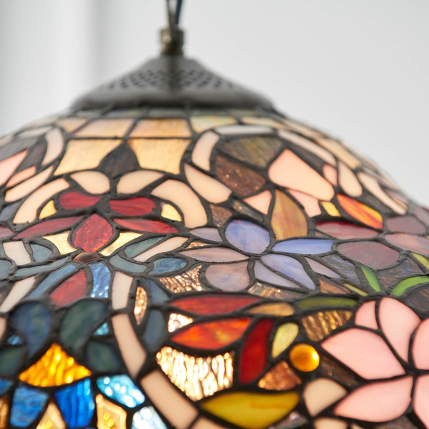 Endon 64325 - SULLIVAN kædeophængt lysekrone 1xE27/60W/230V Ø 40 cm