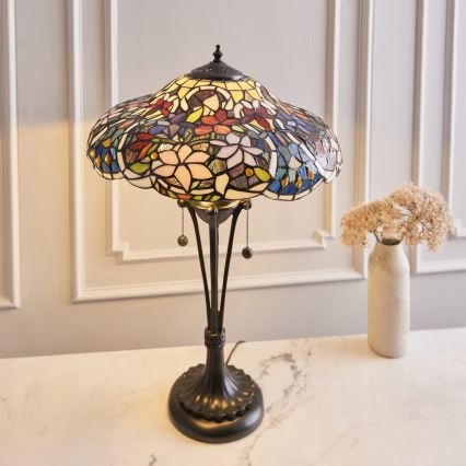 Endon 64326 - Bordlampe SULLIVAN 2xE27/60W/230V diameter 40 cm