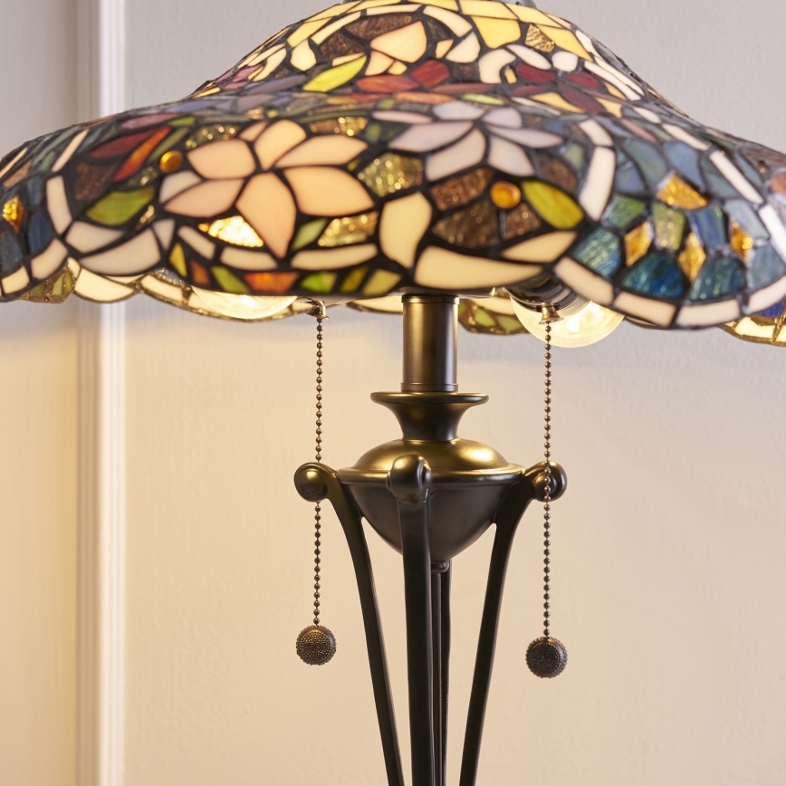 Endon 64326 - Bordlampe SULLIVAN 2xE27/60W/230V diameter 40 cm
