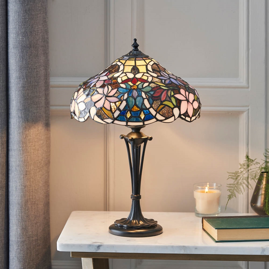 Endon 64327 - Bordlampe SULLIVAN 2xE14/40W/230V diameter 30 cm