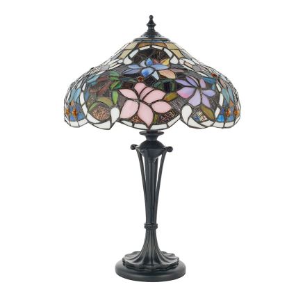 Endon 64327 - Tiffany-bordlampe SULLIVAN 2xE14/40W/230V Ø 30 cm