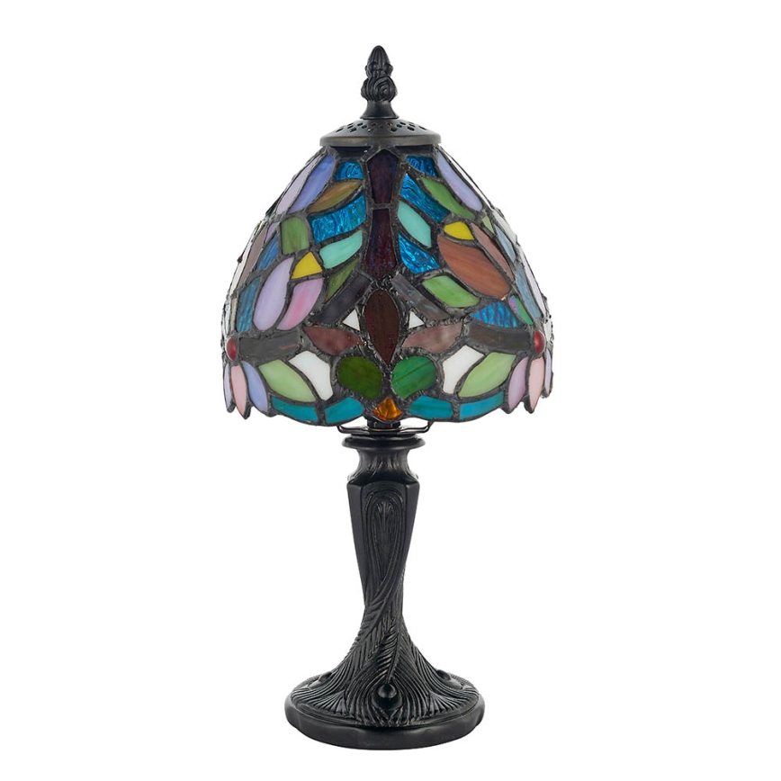Endon 64331 - Bordlampe Tiffany SYLVETTE 1xE14/40W/230V Ø 15 cm