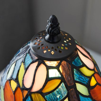 Endon 64331 - Bordlampe Tiffany SYLVETTE 1xE14/40W/230V Ø 15 cm
