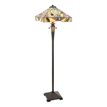 Endon 64383 - Gulvlampe WILLIOW 2xE27/60W/230V Ø 42,5 cm