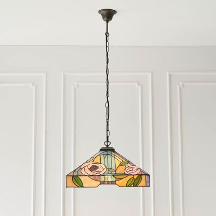 Endon 64384 - Lysekrone med kæde WILLOW 3xE27/60W/230V