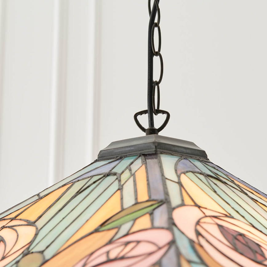 Endon 64384 - Lysekrone med kæde WILLOW 3xE27/60W/230V